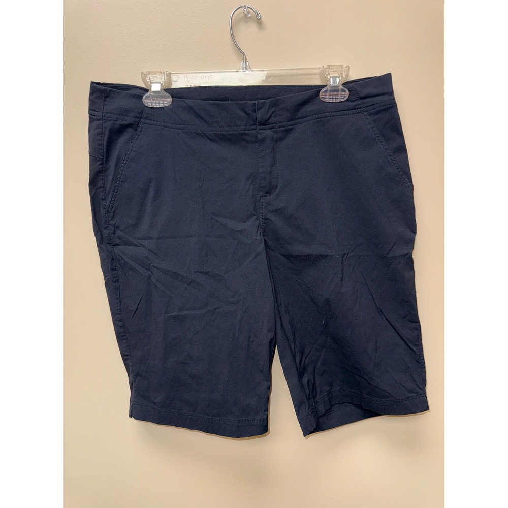 Columbia Womens Black Hiking Shorts Size 12 Outdoor Performance Bermuda Active